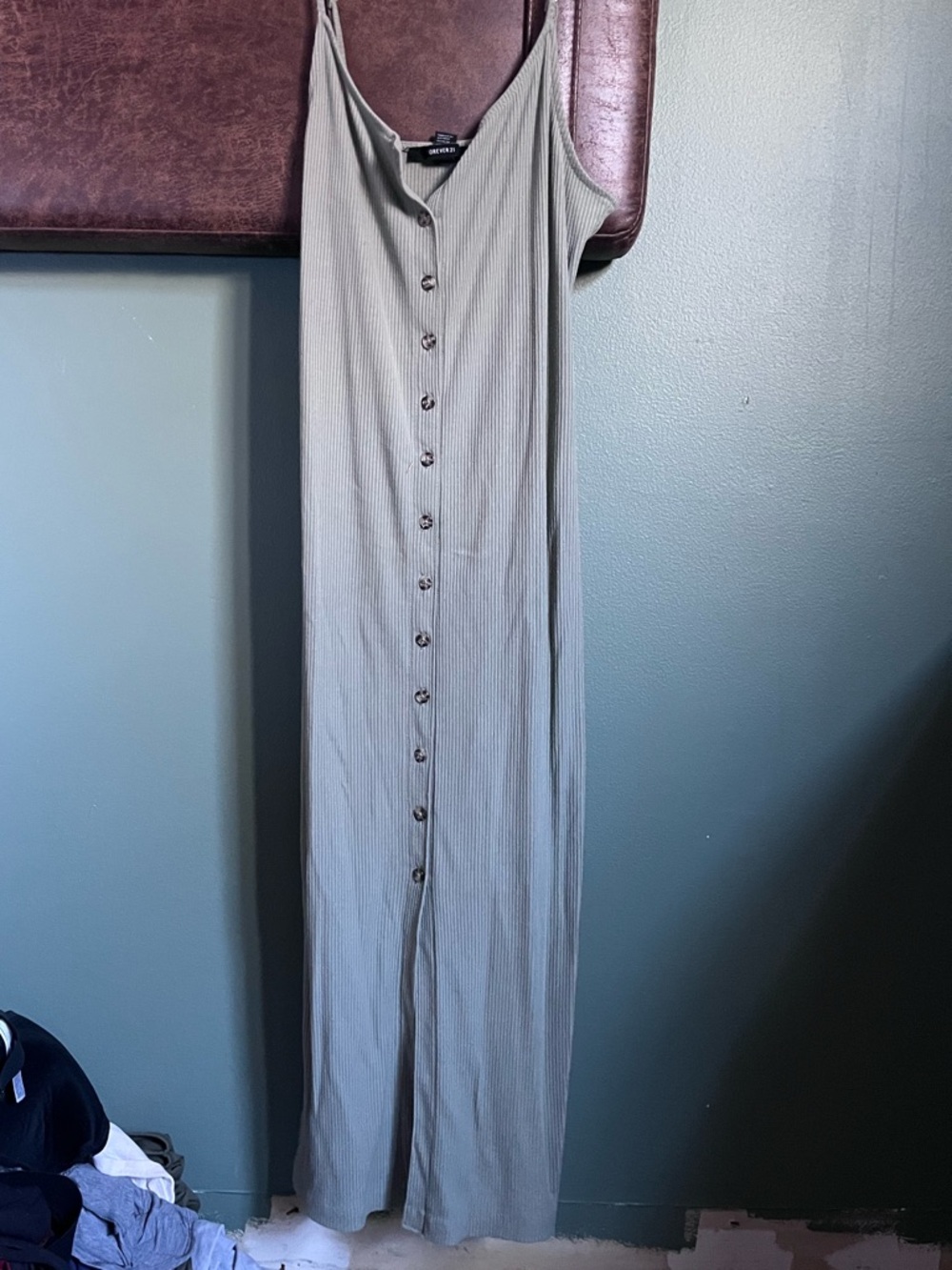 Forever21 Button-Front Maxi Dress